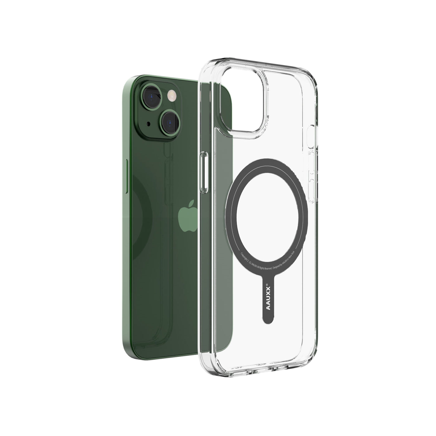 Apple iPhone - Phone case - Back cover - Case - MagSafe - Shock Proof - iRing® - Transparent