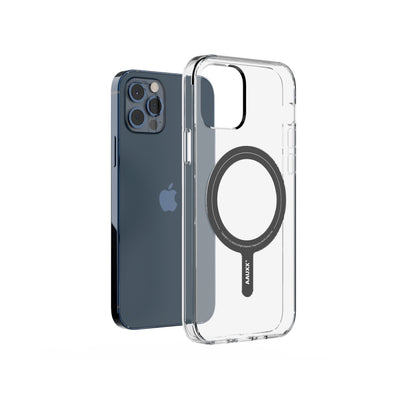Apple iPhone - Coque de téléphone - Coque arrière - Housse - MagSafe - Résistant aux chocs - iRing® - Transparent