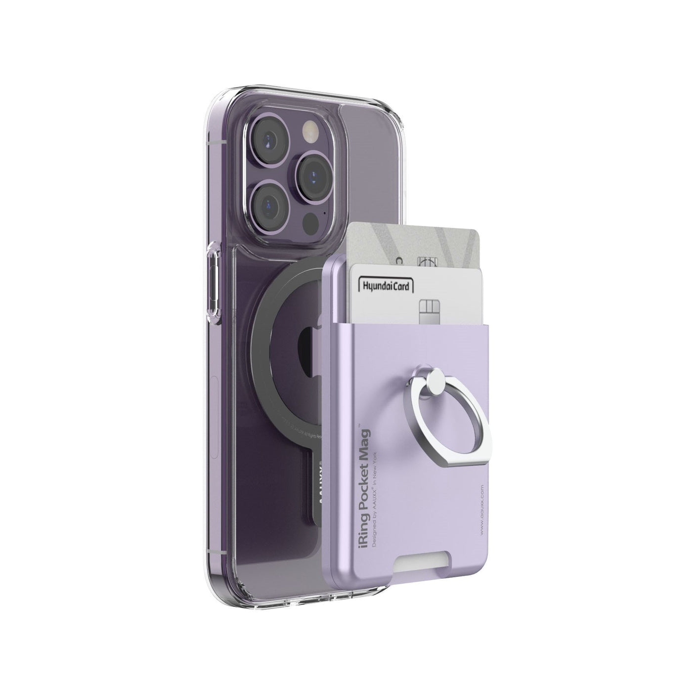 Apple iPhone - Phone case - Back cover - Case - MagSafe - Shock Proof - iRing® - Transparent