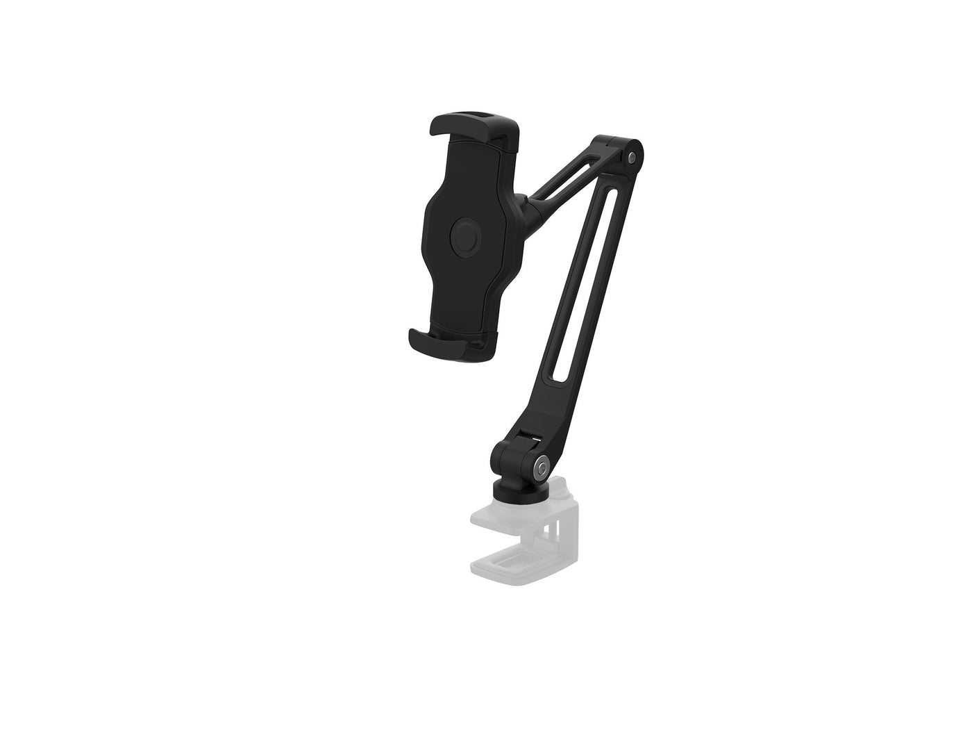 iRing Easy Lock Mount - Arm und universelle Handyhalterung - Verstellbarer Arm - Starke Klemme - Drehbar - Für Smartphone und Tablet