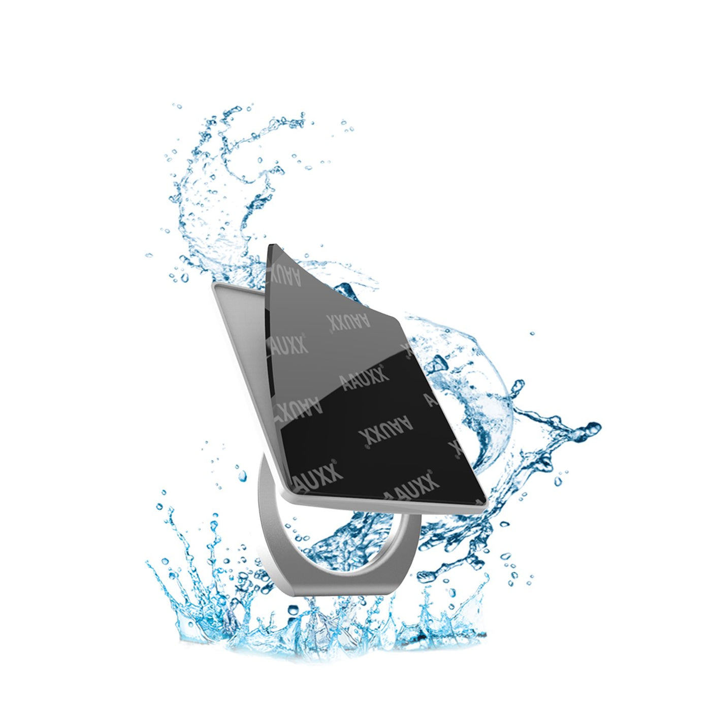 iRing® Original - Poignée et Support pour Téléphone - Colle Réutilisable - Rotation à 360 degrés - Inclinaison à 180 degrés - Noir Mat