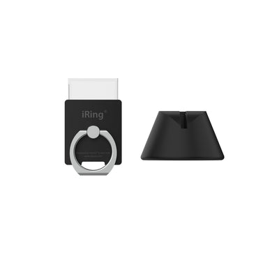 iRing® Link Dock Set – Telefoonhouder Auto - Afneembaar voor draadloos opladen – 360 graden rotatie – 180 graden kantelfunctie